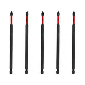 5x Saxton PH2 152mm Long Magnetic Impact Duty Screwdriver Drill Driver Bits