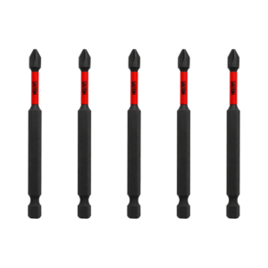5x Saxton PH2 89mm Long Magnetic Impact Duty Screwdriver Drill Driver Bits