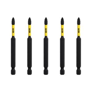 5 x Saxton 89mm PZ1 Magnetic Impact Screwdriver Driver Bits Set