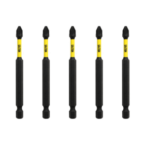 5x Saxton PZ2 89mm Long Magnetic Impact Duty Screwdriver Drill Driver Bits