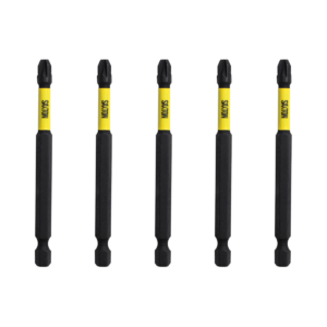 5 x Saxton 89mm PZ3 Magnetic Impact Screwdriver Driver Bits Set