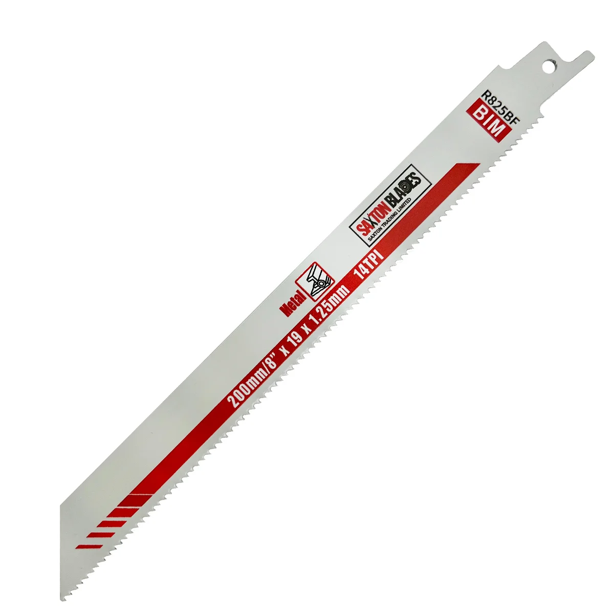 200mm Heavy Duty Metal Reciprocating Saw Blade R825BF Saxton Blades
