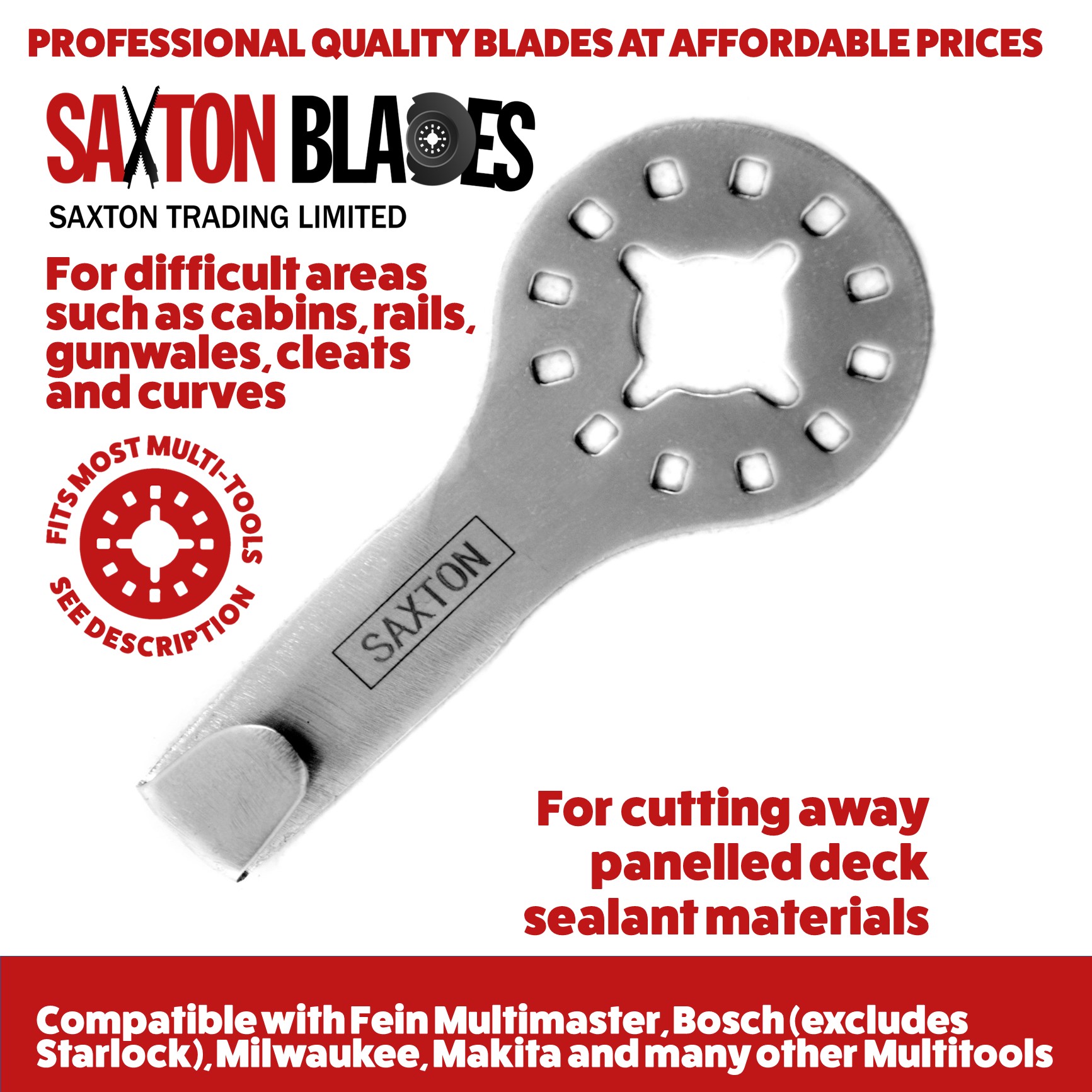 4mm Decking Blade Saxton Blades