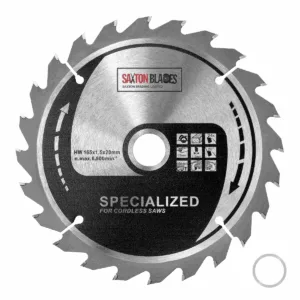 TCT Circular Blade 165mm x 24T Fits Milwaukee (15.87mm Ring)