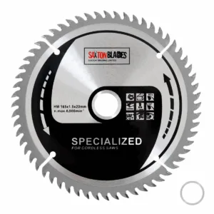 TCT Circular Blade 165mm x 60T Fits Milwaukee (15.87mm Ring)