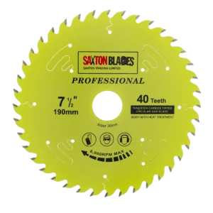 Professional Range TCT Circular Blade 190mm x 40T