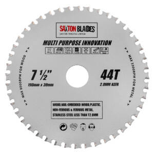 TCT Multi Purpose Innovation Circular Saw Blade 190mm x 44T