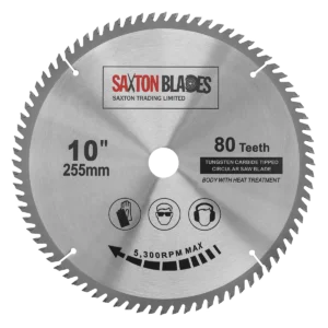 TCT Circular Blade 255mm x 80T x 25.4mm Bore