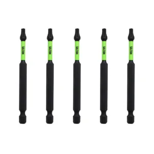 5 x Saxton 89mm Torx TX20 Magnetic Impact Screwdriver Driver Bits Set