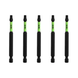 5 x Saxton 89mm Torx TX25 Magnetic Impact Screwdriver Driver Bits Set
