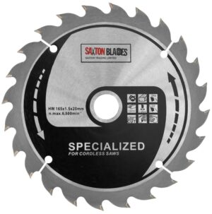 TCT Circular Blade 165mm x 24T Fits Milwaukee (15.87mm Ring)