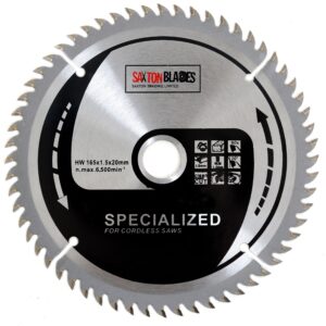 TCT Circular Blade 165mm x 60T Fits Milwaukee (15.87mm Ring)