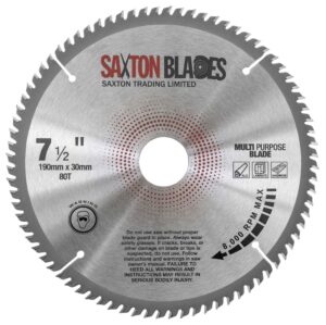 TCT Multi-Purpose Circular Saw Blade 190mm x 80T