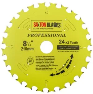 Professional Range TCT Circular Double Life Blade 210mm x 24x2 Teeth