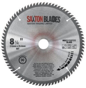 TCT Multi-Purpose Circular Blade 210mm x 80T x 25.4mm Bore