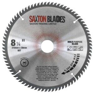 TCT Multi-Purpose Circular Saw Blade 210mm x 80T