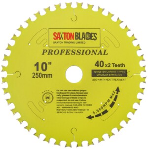 Professional Range TCT Circular Double Life Blade 250mm x 40x2 Teeth