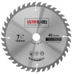 TCT Circular Blade 184mm x 40T x 20mm Bore (16mm ring)