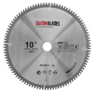 TCT Negative Rake / Hook Circular Blade 255mm x 100T x 25.4mm Bore