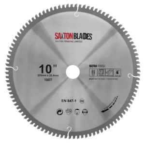 TCT Negative Rake / Hook Circular Blade 255mm x 100T x 25.4mm Bore