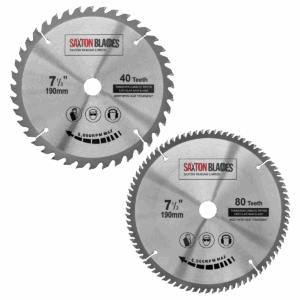 TCT Circular Blade 190mm Pack A 20mm Bore (16mm ring)