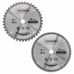 TCT Circular Blade 190mm Pack A 20mm Bore (16mm ring)